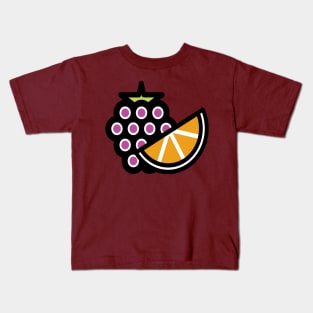 Terp's Fruit front and back design Kids T-Shirt